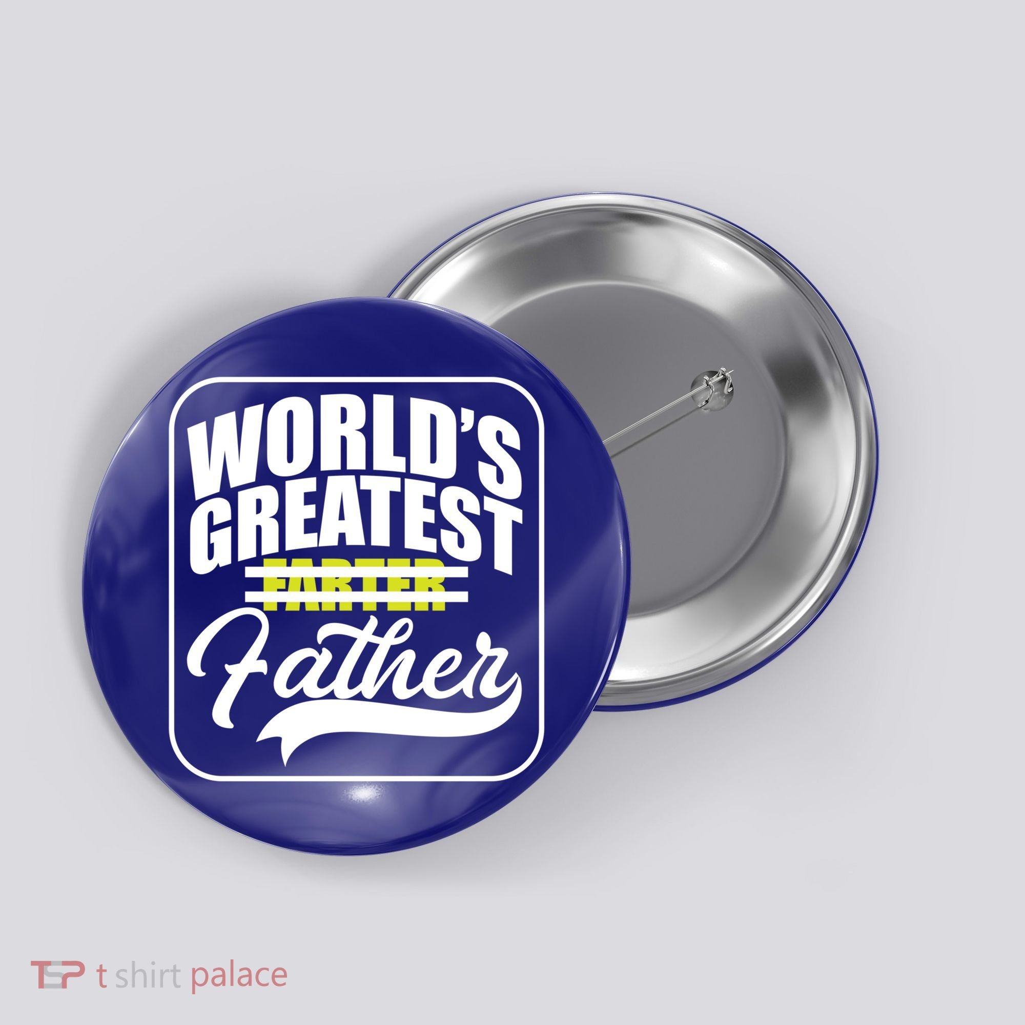 Funny Dad Worlds Greatest Farter Father Gift Button