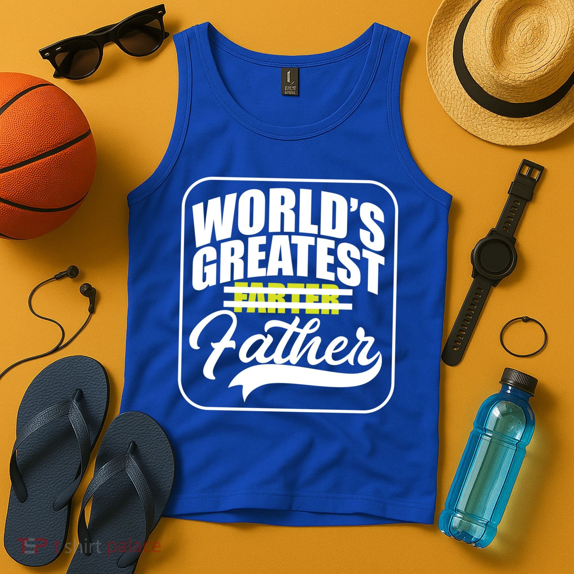 Funny Dad Worlds Greatest Farter Father Gift Tank Top