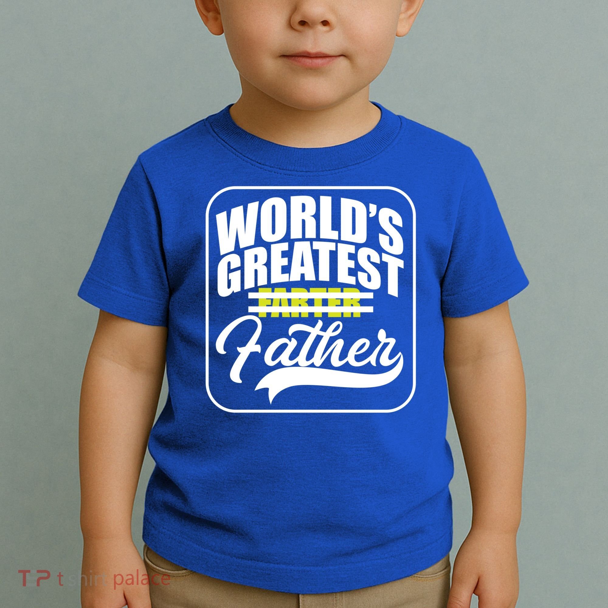 Funny Dad Worlds Greatest Farter Father Gift Toddler T-Shirt