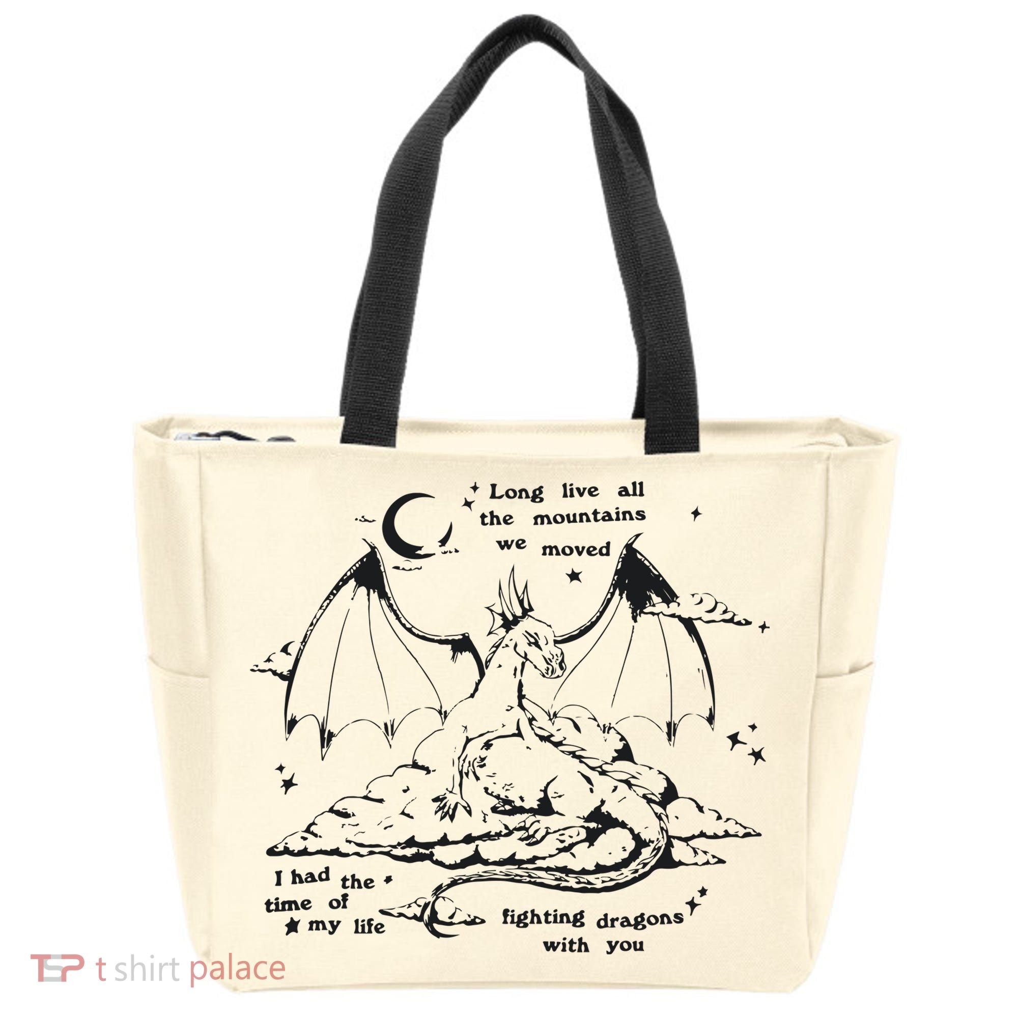 Fighting Dragons With You Speak Now TV Tote Bag