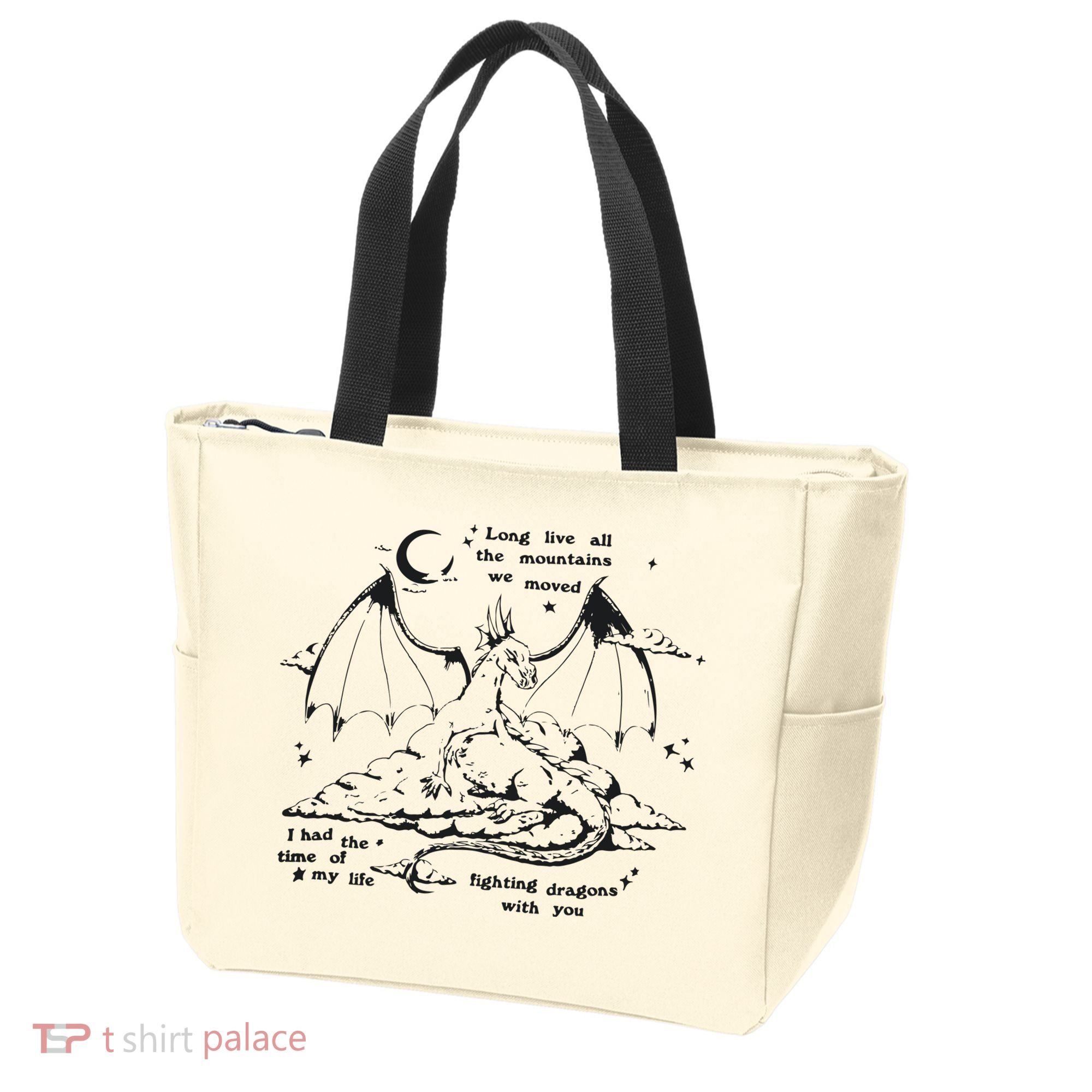 Fighting Dragons With You Speak Now TV Tote Bag