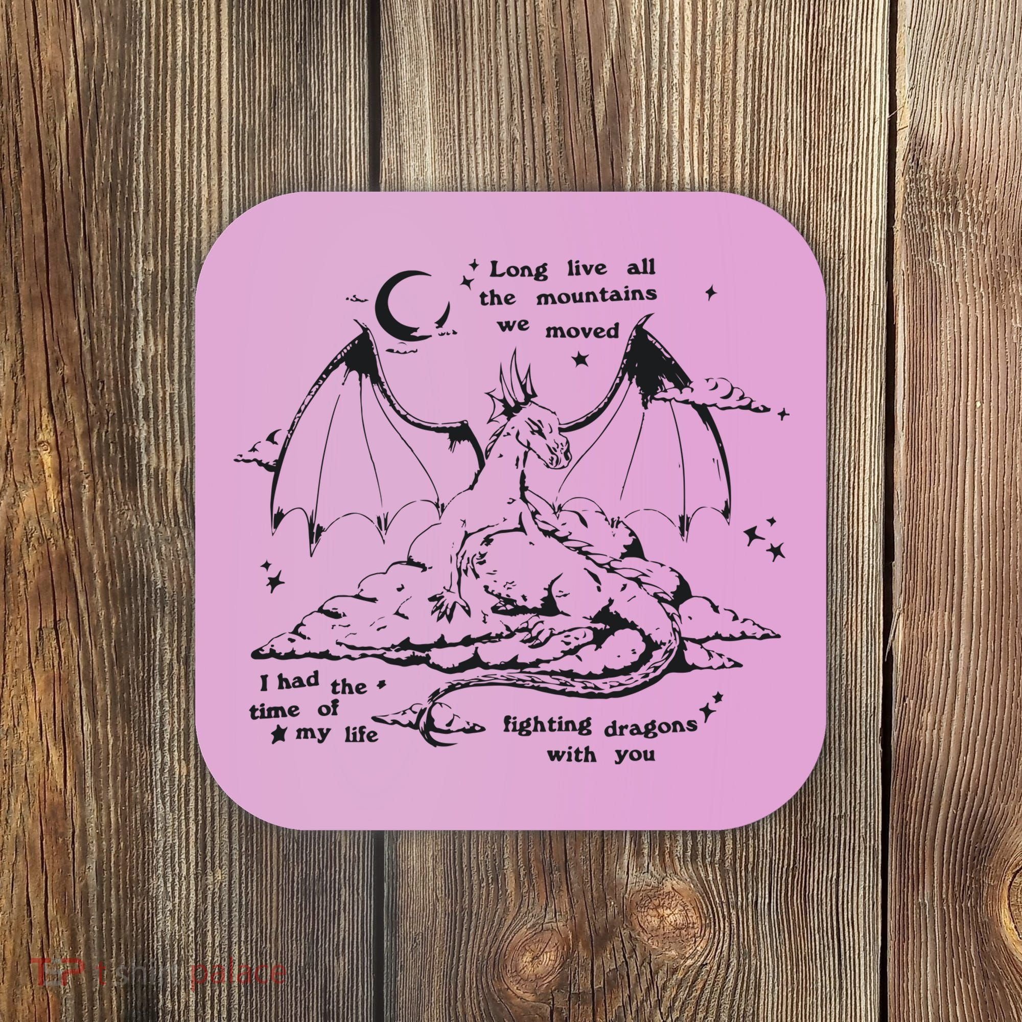 Fighting Dragons With You Speak Now TV Coaster