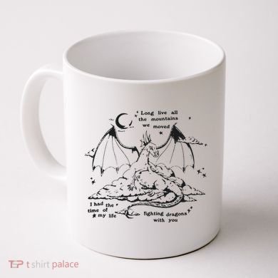 Fighting Dragons With You Speak Now TV Coffee Mug