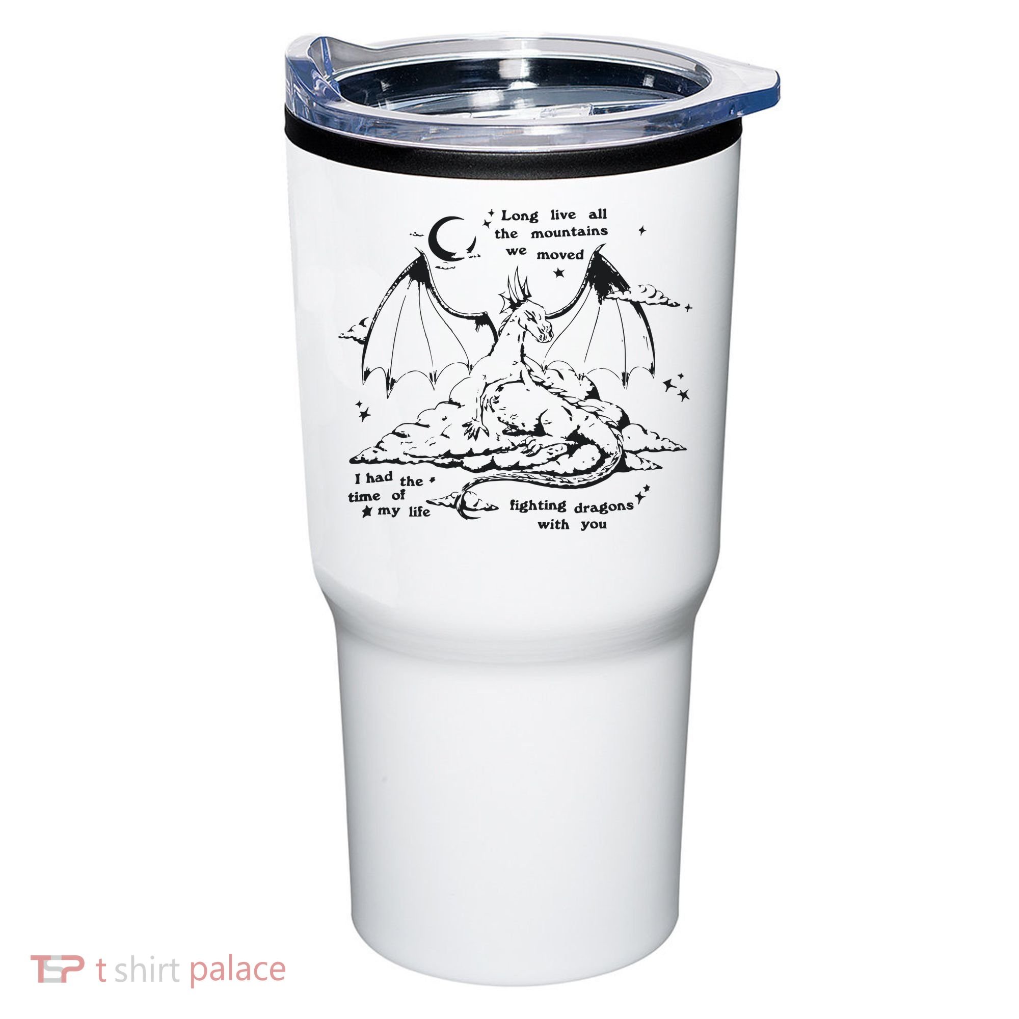 Fighting Dragons With You Speak Now TV Tumbler