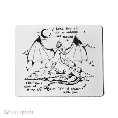 Fighting Dragons With You Speak Now TV Mousepad