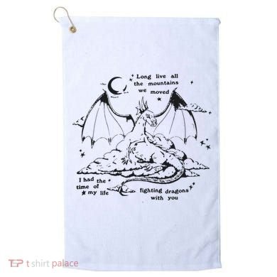 Fighting Dragons With You Speak Now TV Golf Towel