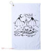 Fighting Dragons With You Speak Now TV Golf Towel thumb 0