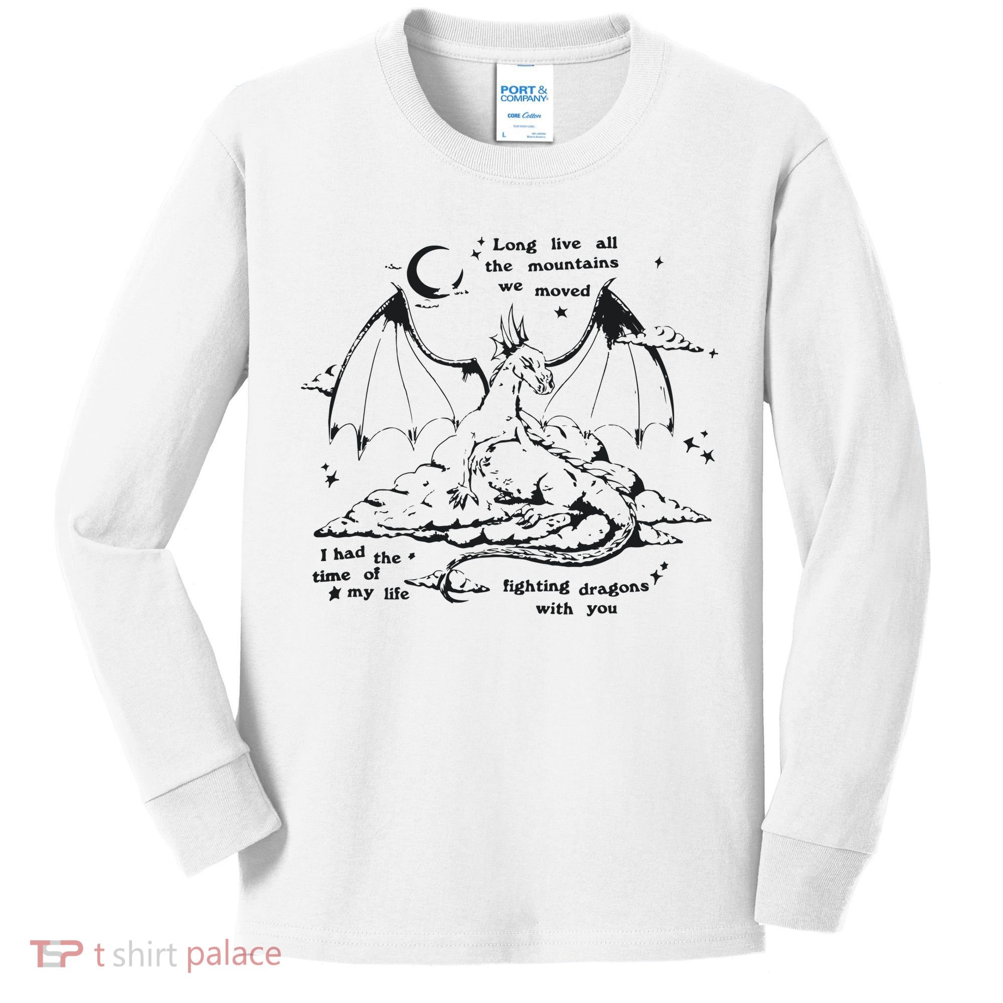 Fighting Dragons With You Speak Now TV Kids Long Sleeve Shirt