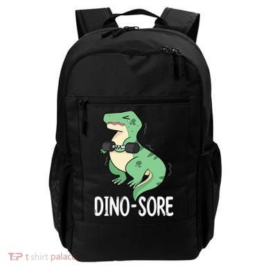 Funny Dinosaur Workout  Dino Sore Backpack