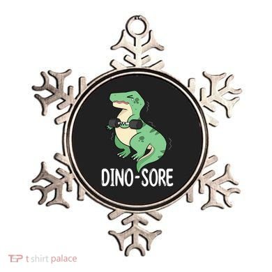 Funny Dinosaur Workout  Dino Sore Ornament