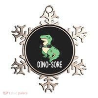 Funny Dinosaur Workout  Dino Sore Ornament thumb 0
