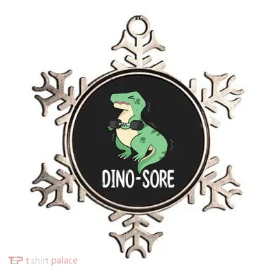 Funny Dinosaur Workout  Dino Sore Ornament