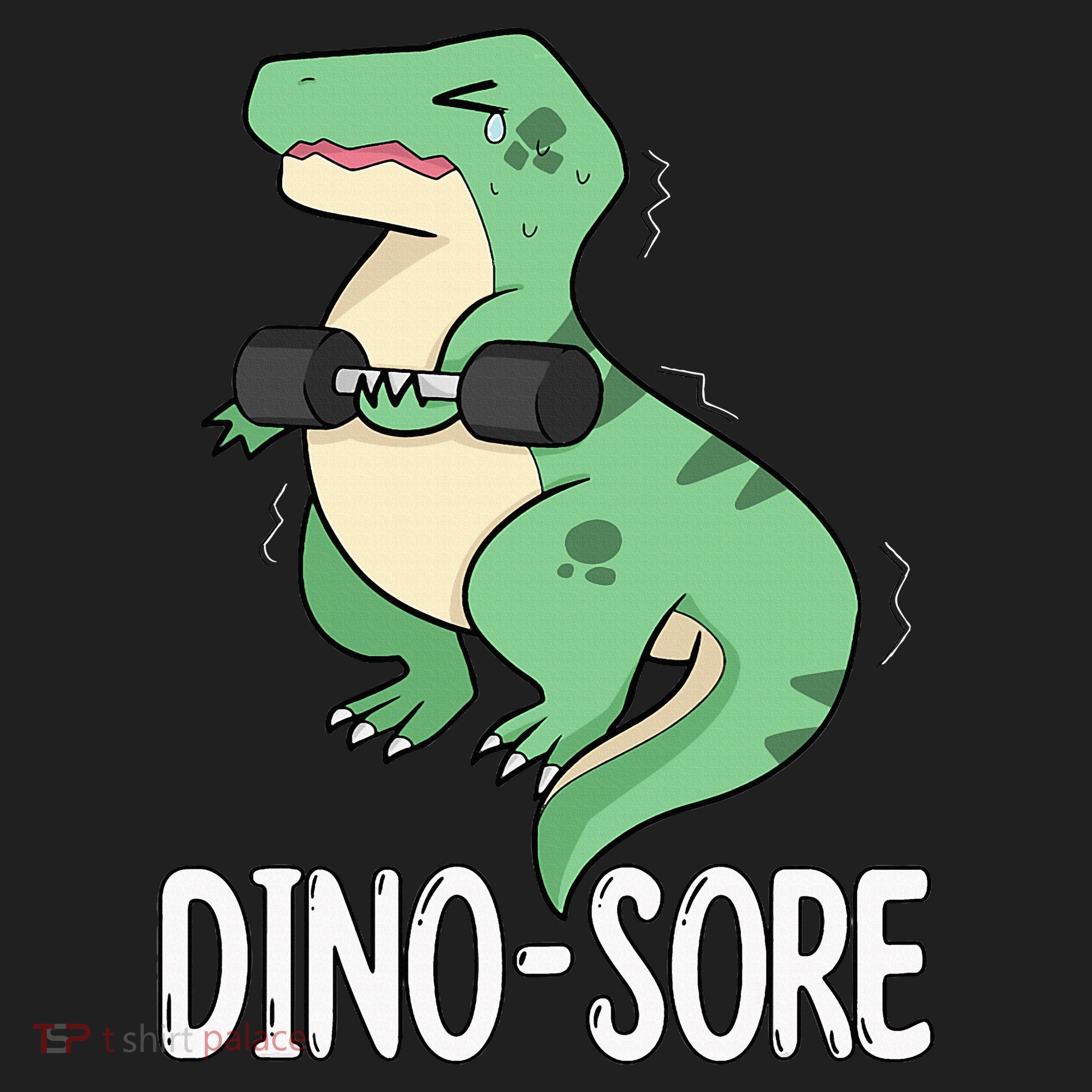 Funny Dinosaur Workout  Dino Sore Hat