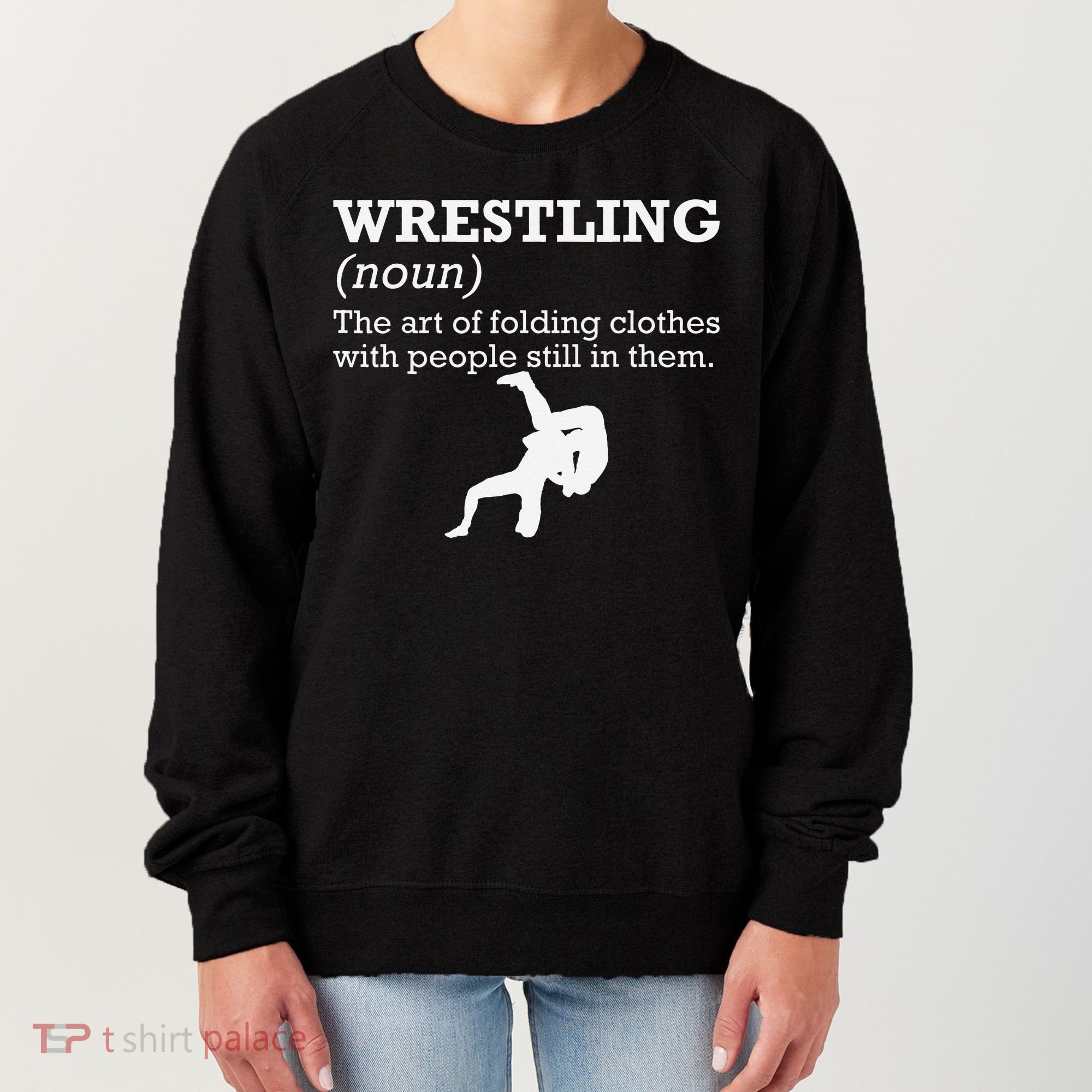 Funny Definition Wrestling Wrestler  Women's Sweatshirt