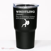 Funny Definition Wrestling Wrestler  Tumbler thumb 0