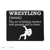 Funny Definition Wrestling Wrestler  Mousepad thumb 0