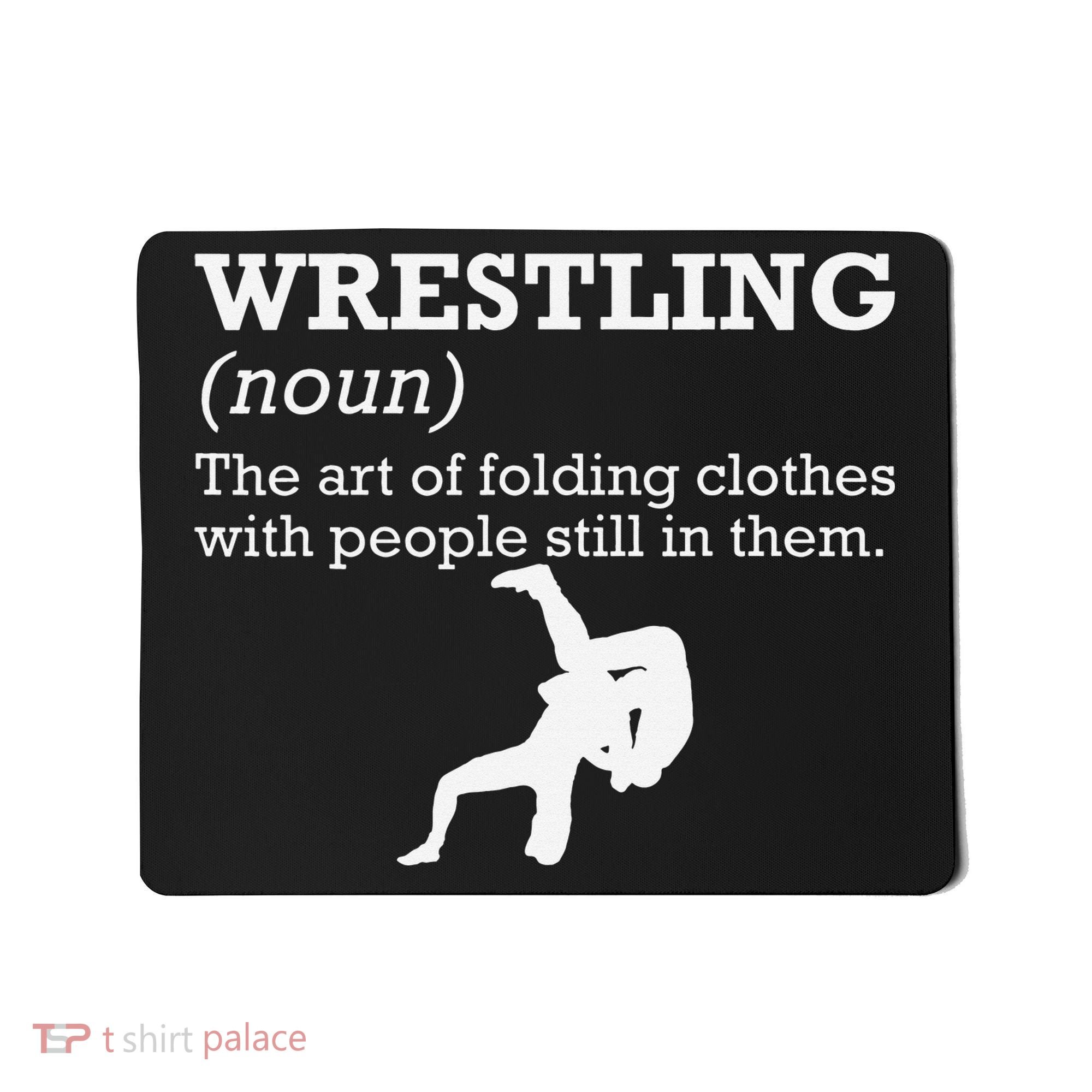 Funny Definition Wrestling Wrestler  Mousepad