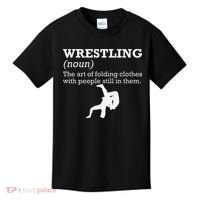 Funny Definition Wrestling Wrestler  Kids T-Shirt thumb 0