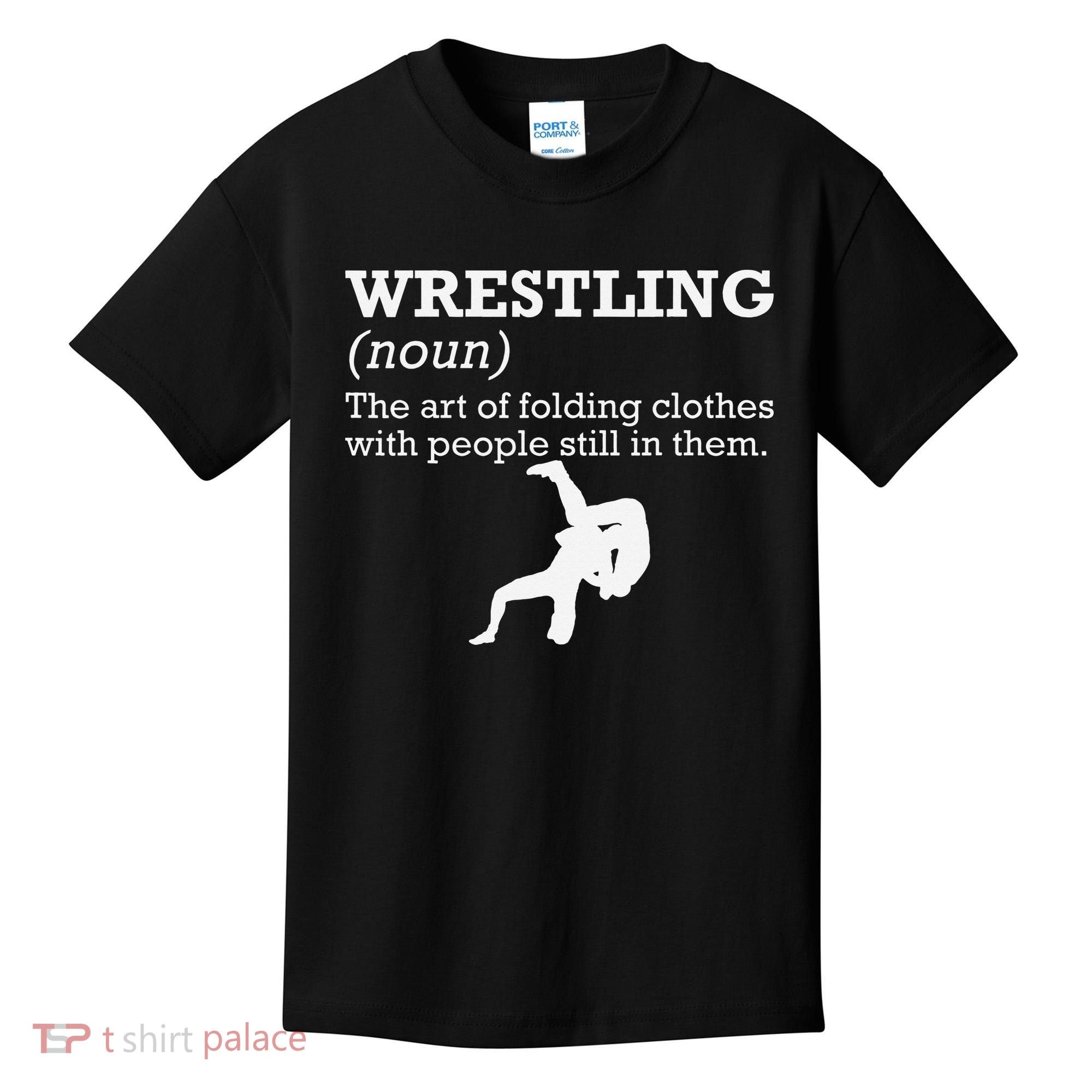 Funny Definition Wrestling Wrestler  Kids T-Shirt