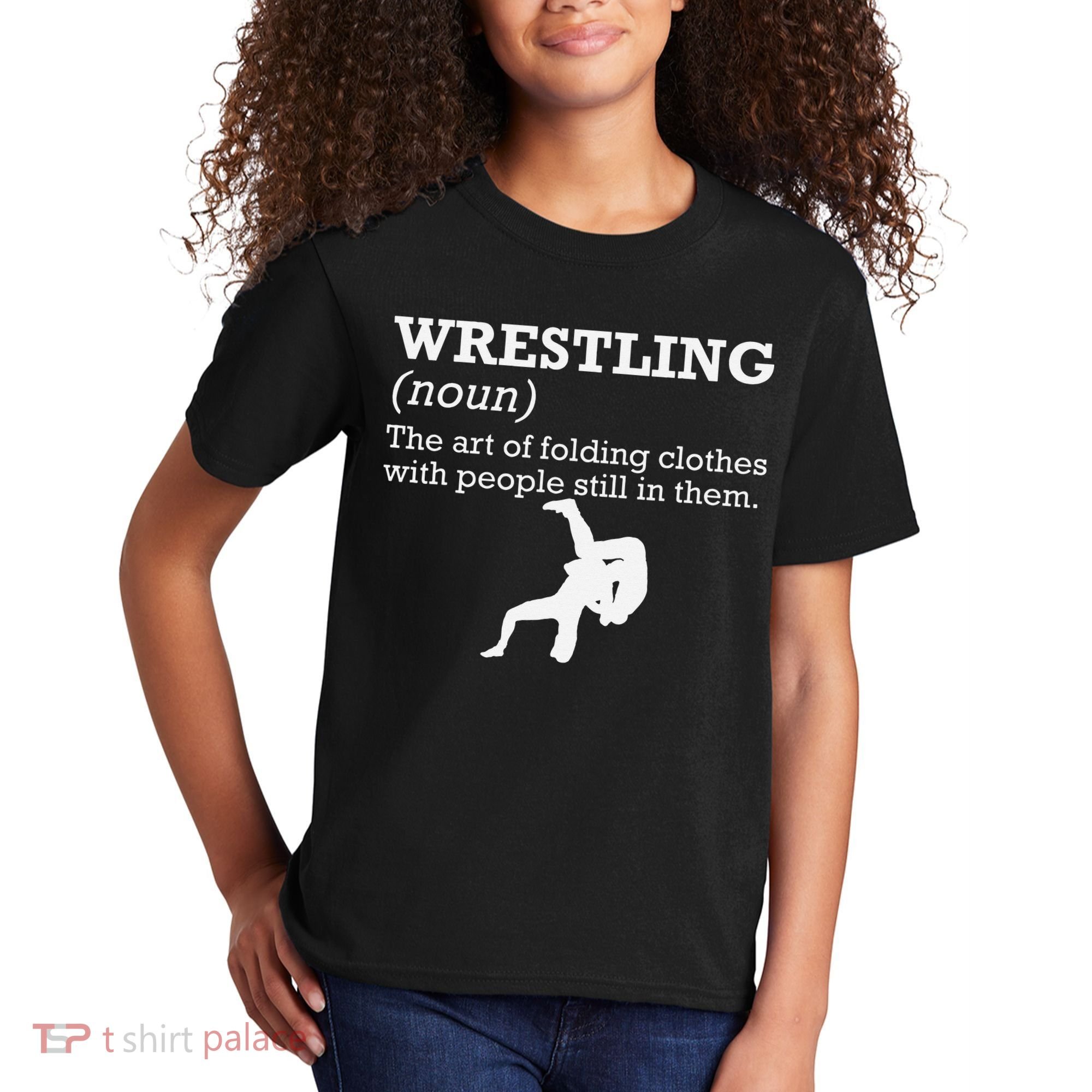 Funny Definition Wrestling Wrestler  Kids T-Shirt