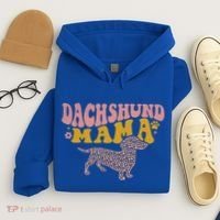 Funny Dachshund Weenie Mama Floral Wiener Dog Lover Funny Gift Hoodie thumb 4