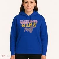 Funny Dachshund Weenie Mama Floral Wiener Dog Lover Funny Gift Hoodie thumb 5