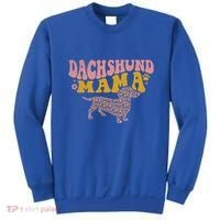 Funny Dachshund Weenie Mama Floral Wiener Dog Lover Funny Gift Sweatshirt thumb 0