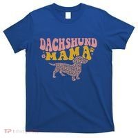 Funny Dachshund Weenie Mama Floral Wiener Dog Lover Funny Gift T-Shirt thumb 0
