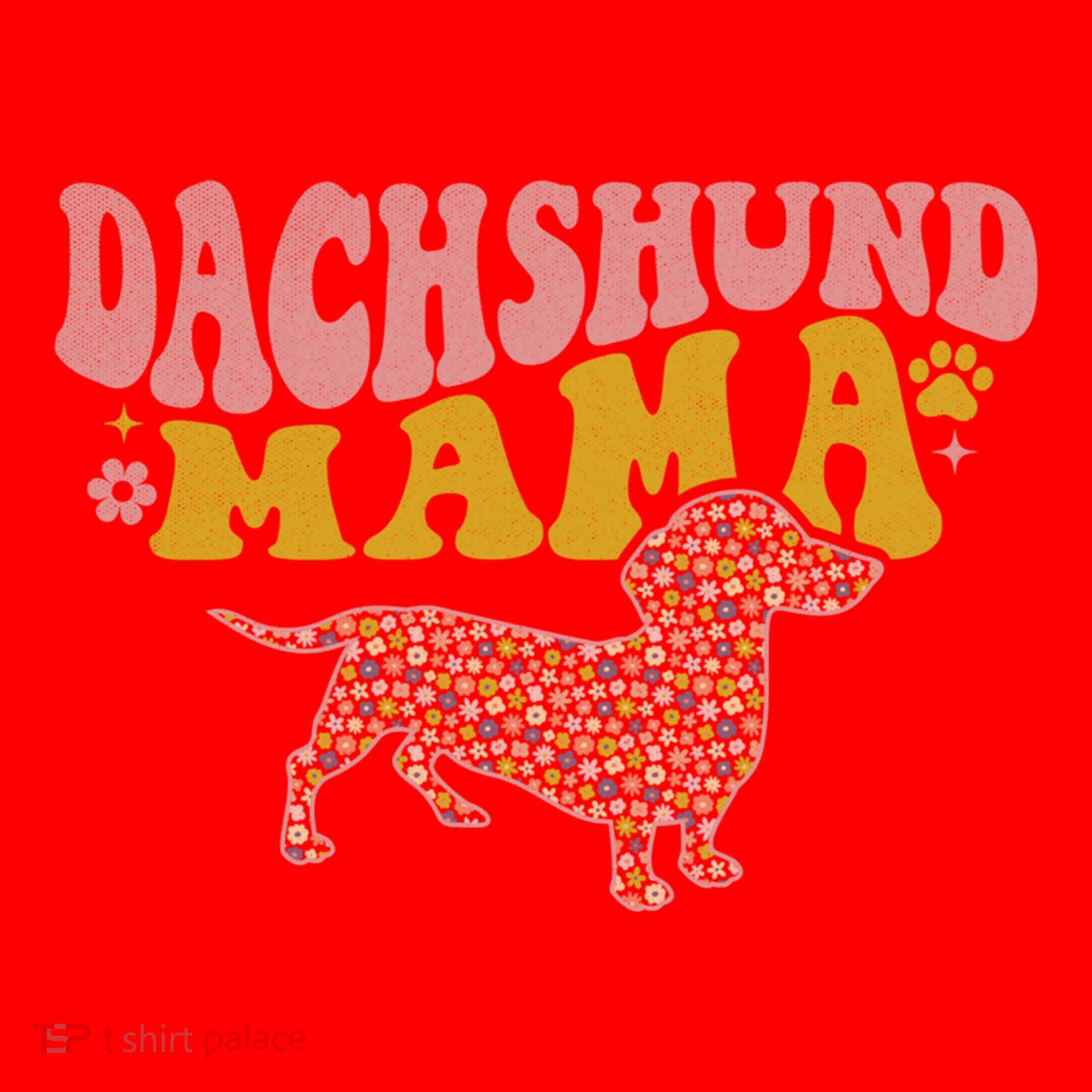 Funny Dachshund Weenie Mama Floral Wiener Dog Lover Funny Gift Santa Hat
