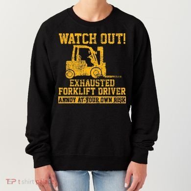 Forklift Driver Watch Out Gift Vintage Women's Sweatshirt