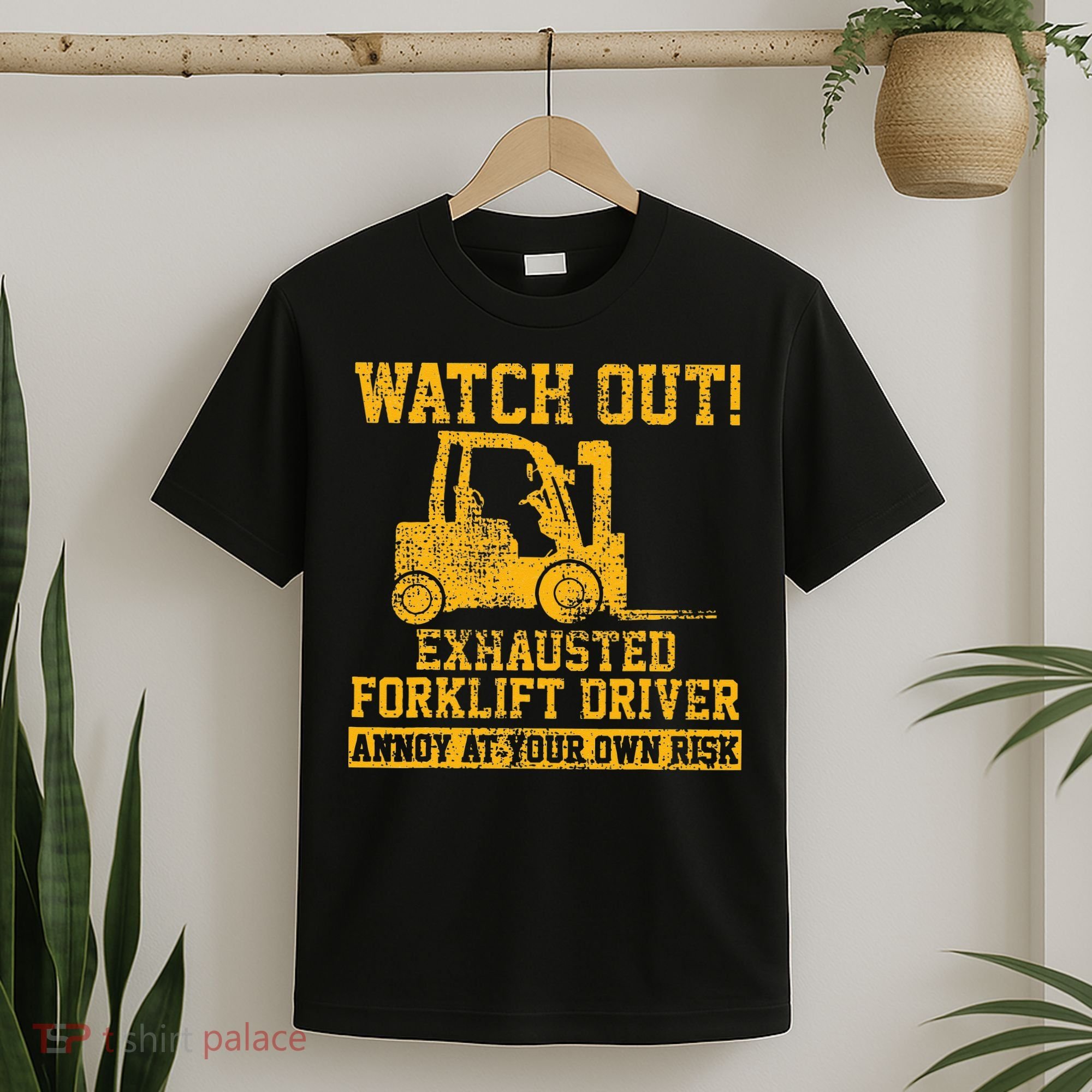Forklift Driver Watch Out Gift Vintage T-Shirt