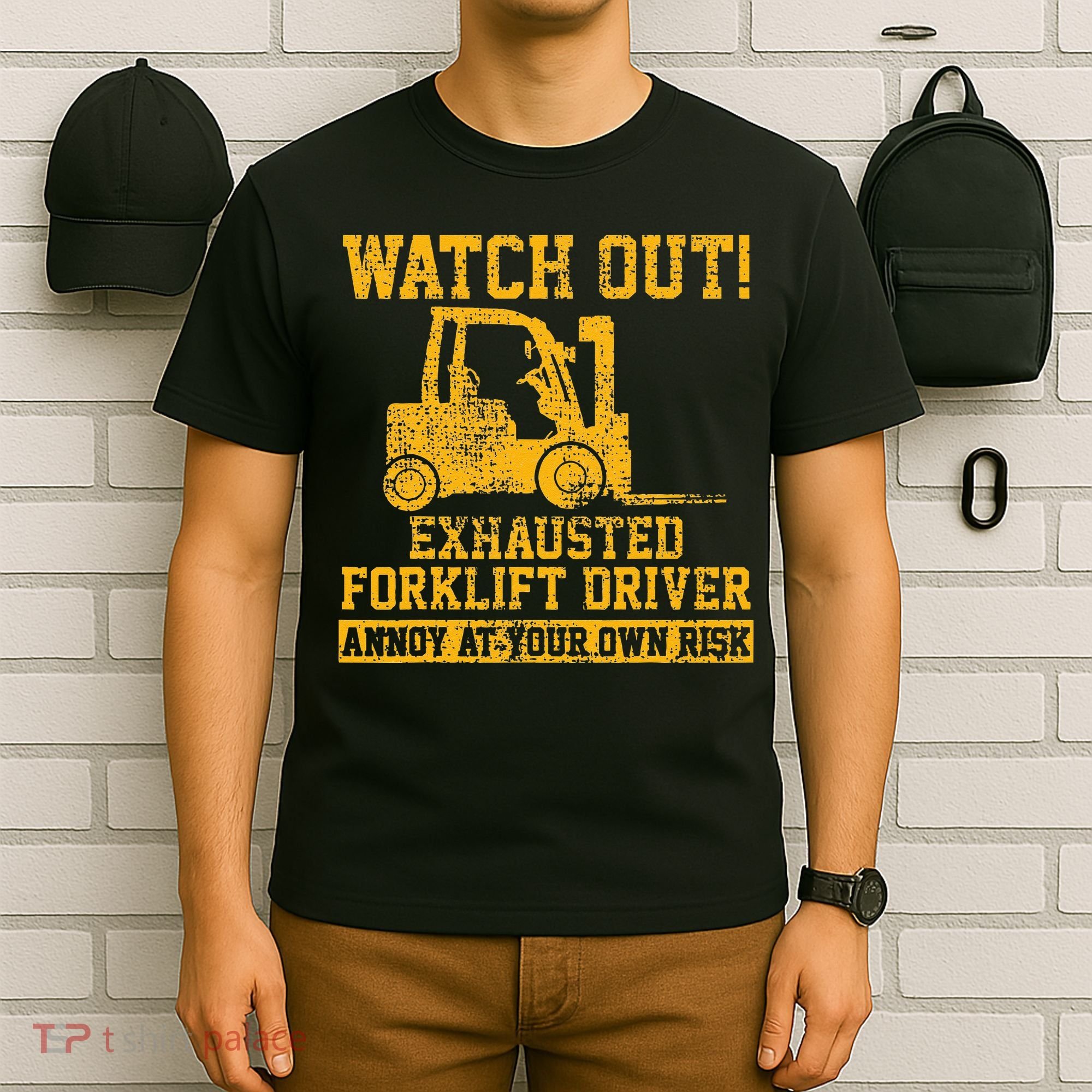 Forklift Driver Watch Out Gift Vintage T-Shirt