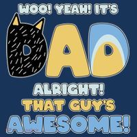 Fathers Day Woo Yeah Its Dad Alright That Guys Awesome Women's Hoodie thumb 2