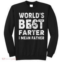 Father's Day World's Best Farter I Mean Father Sweatshirt thumb 0