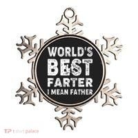 Father's Day World's Best Farter I Mean Father Ornament thumb 0