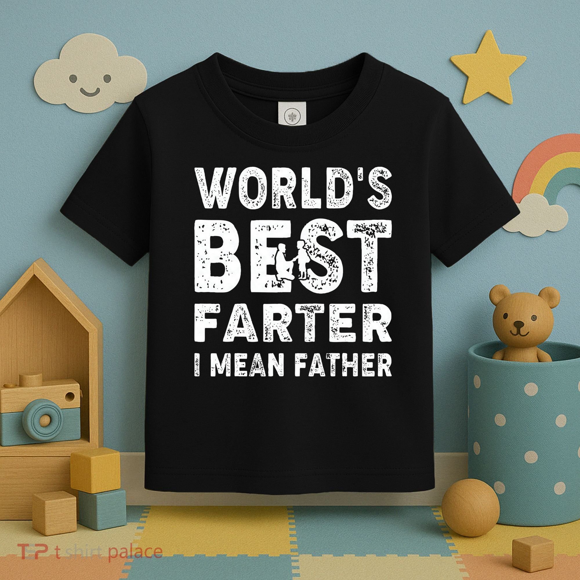 Father's Day World's Best Farter I Mean Father Toddler T-Shirt