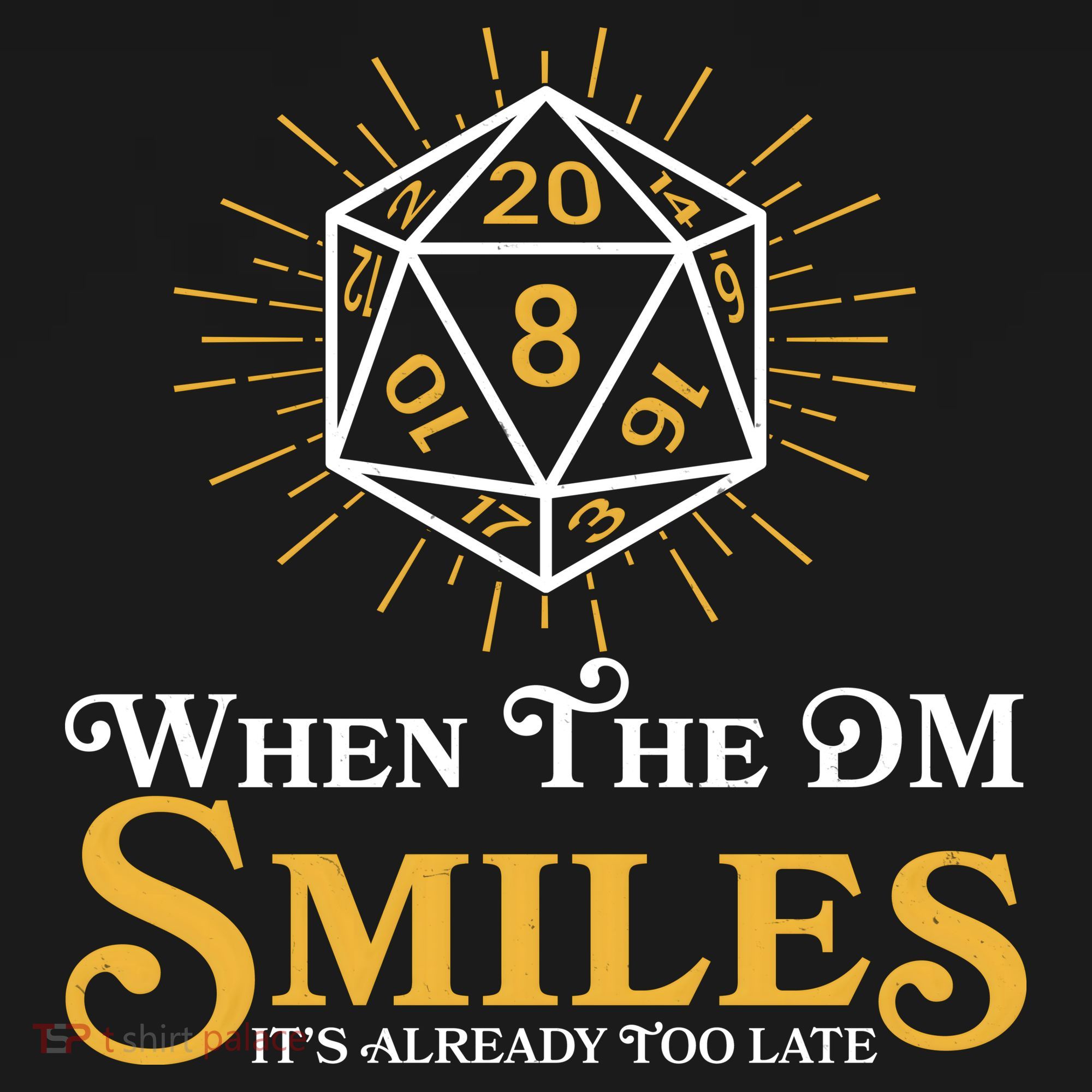 Funny DnD When The DM Smiles It's Already Too Late Doggie Tank