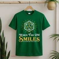 Funny DnD When The DM Smiles It's Already Too Late T-Shirt thumb 2