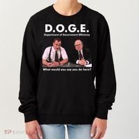 Funny D.O.G.E. What Would You Say You Do Here? Women's Sweatshirt thumb 0