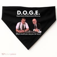 Funny D.O.G.E. What Would You Say You Do Here? USA-Made Doggie Bandana thumb 0
