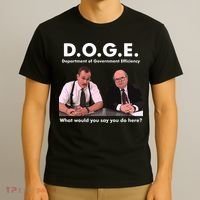 Funny D.O.G.E. What Would You Say You Do Here? T-Shirt thumb 3
