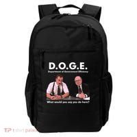 Funny D.O.G.E. What Would You Say You Do Here? Backpack thumb 0