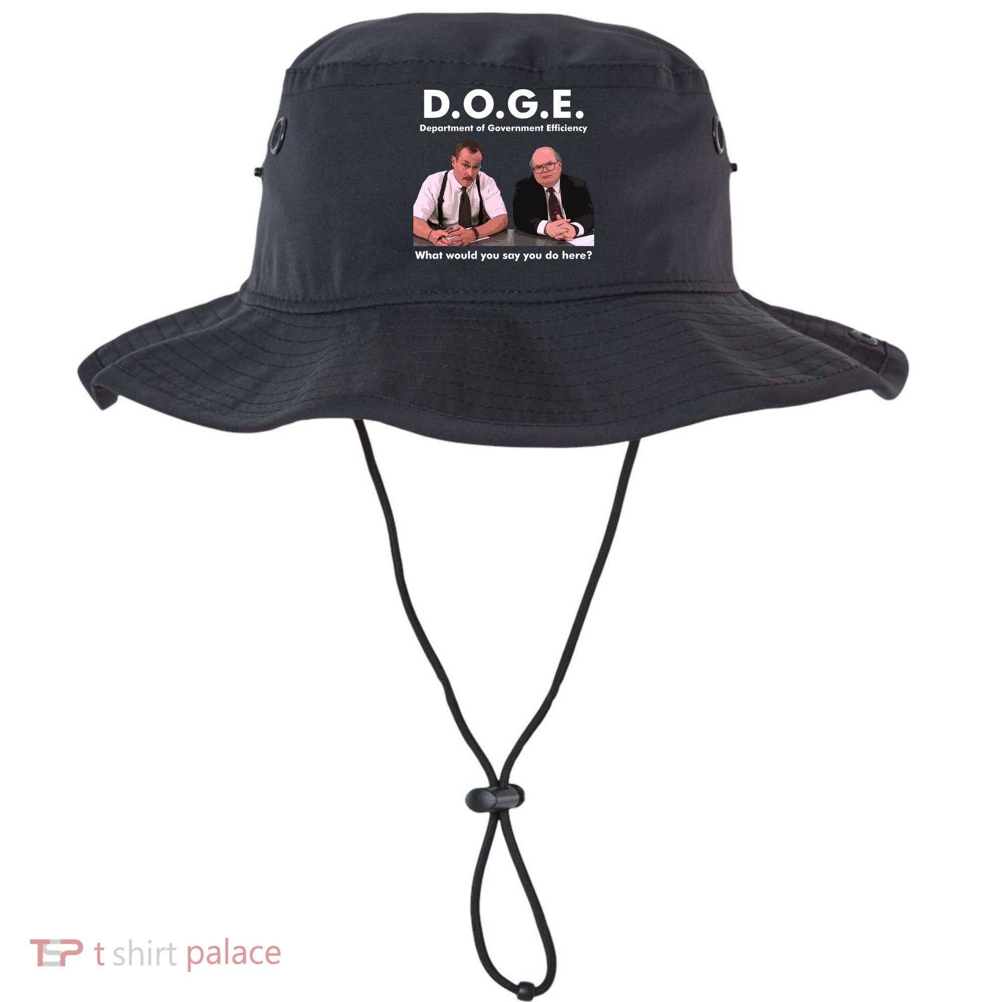 Funny D.O.G.E. What Would You Say You Do Here? Bucket Hat