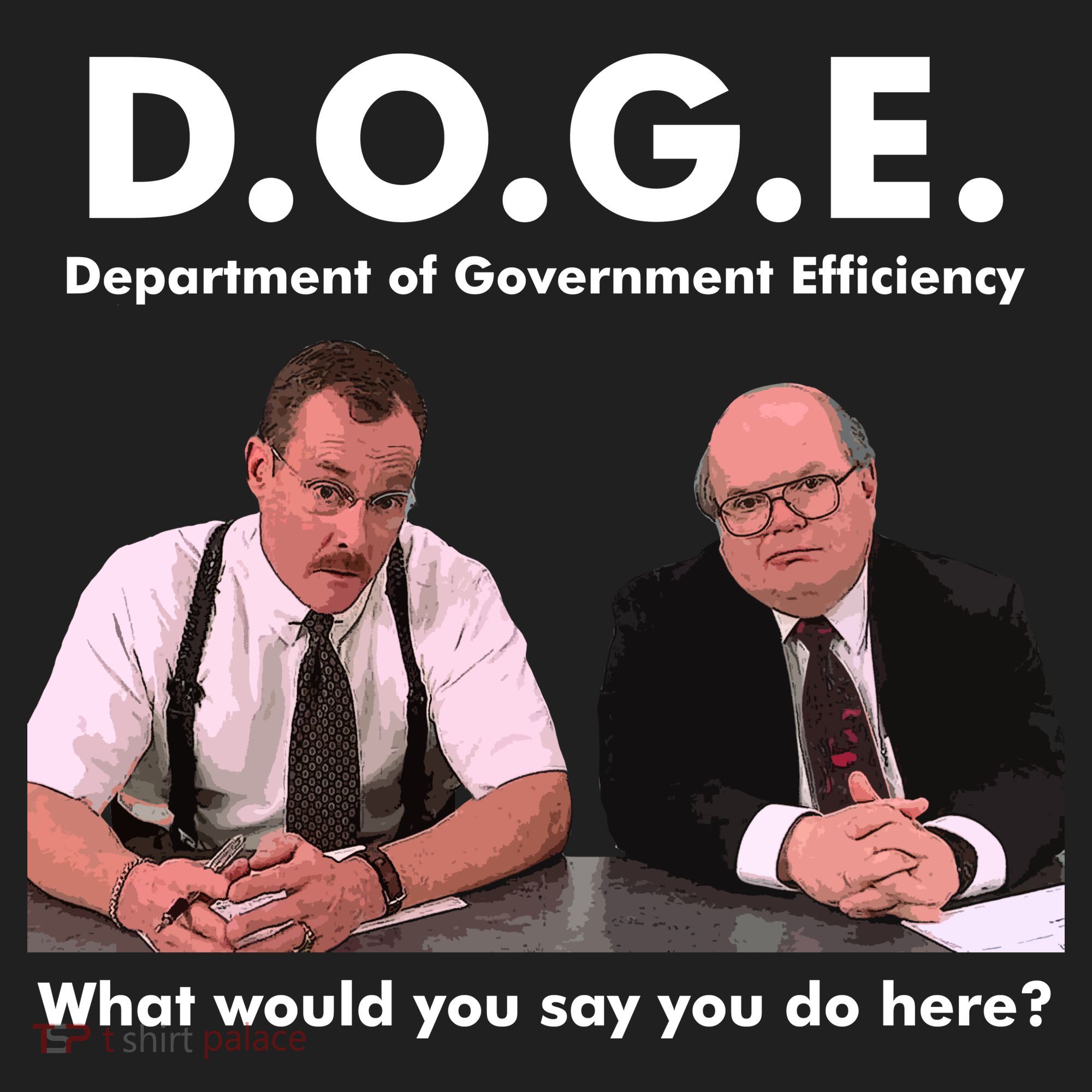 Funny D.O.G.E. What Would You Say You Do Here? Beanie