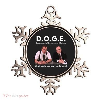 Funny D.O.G.E. What Would You Say You Do Here? Ornament