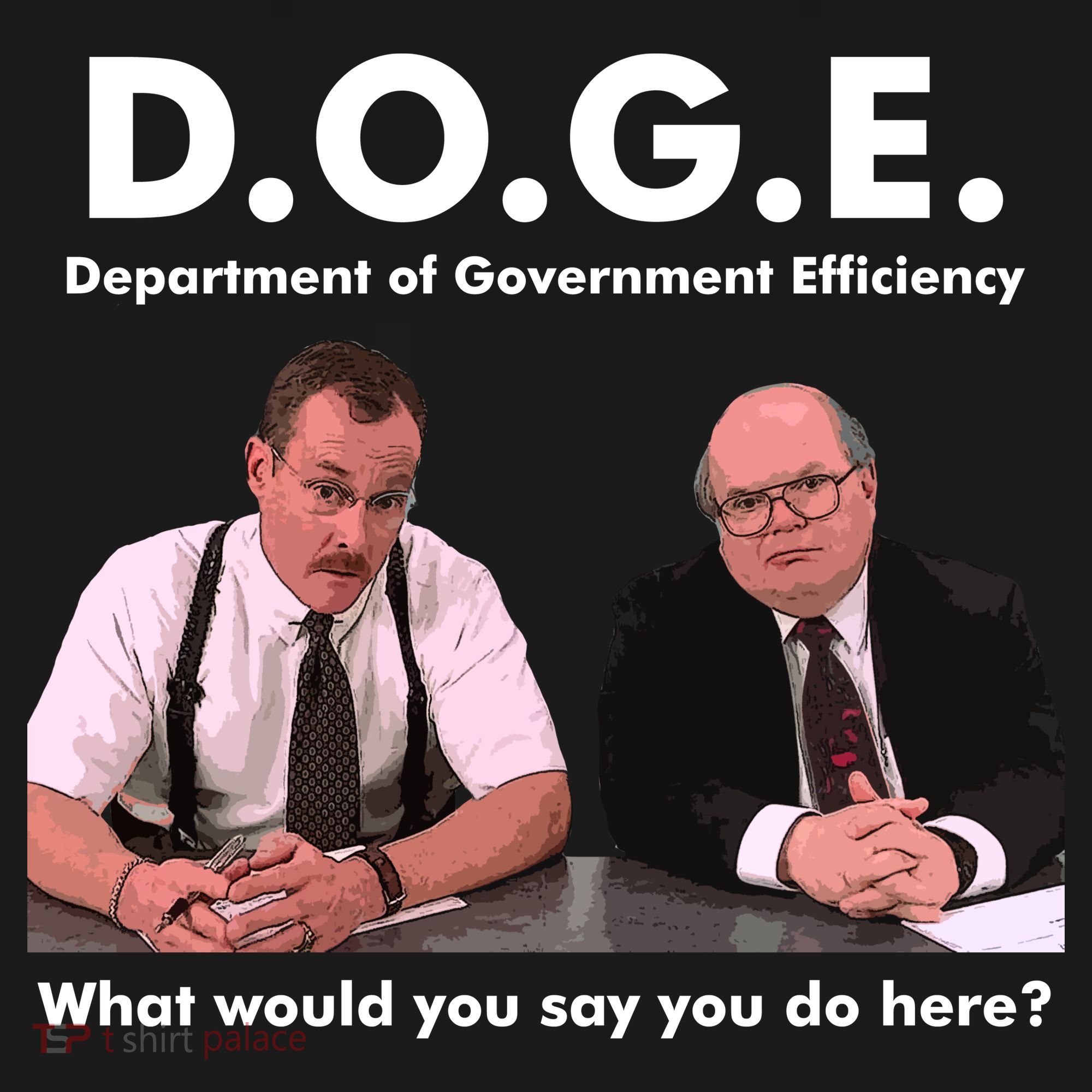 Funny D.O.G.E. What Would You Say You Do Here? Toddler Hoodie