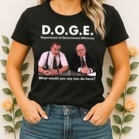 Funny D.O.G.E. What Would You Say You Do Here? Women's T-Shirt thumb 2