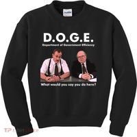 Funny D.O.G.E. What Would You Say You Do Here? Kids Sweatshirt thumb 0