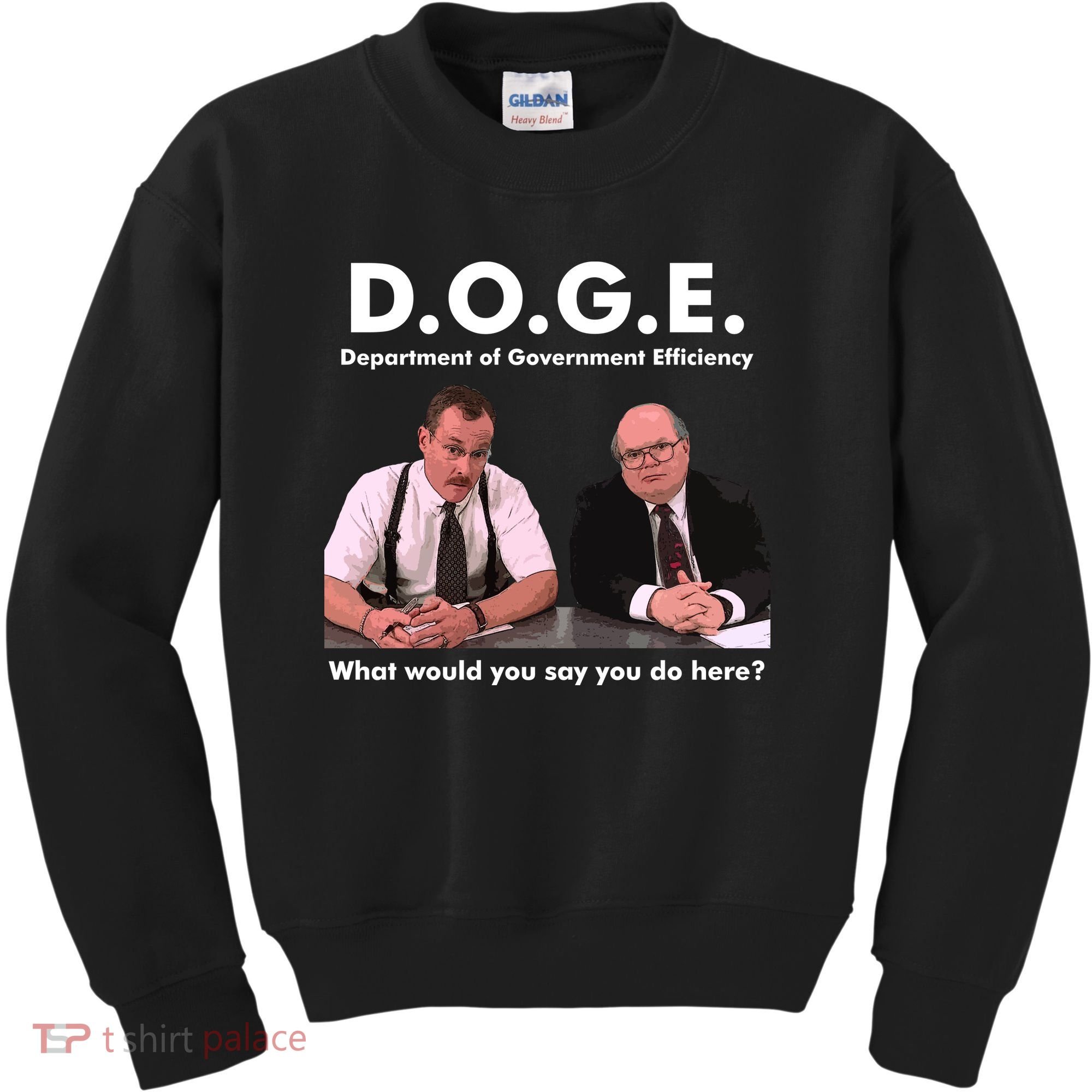 Funny D.O.G.E. What Would You Say You Do Here? Kids Sweatshirt