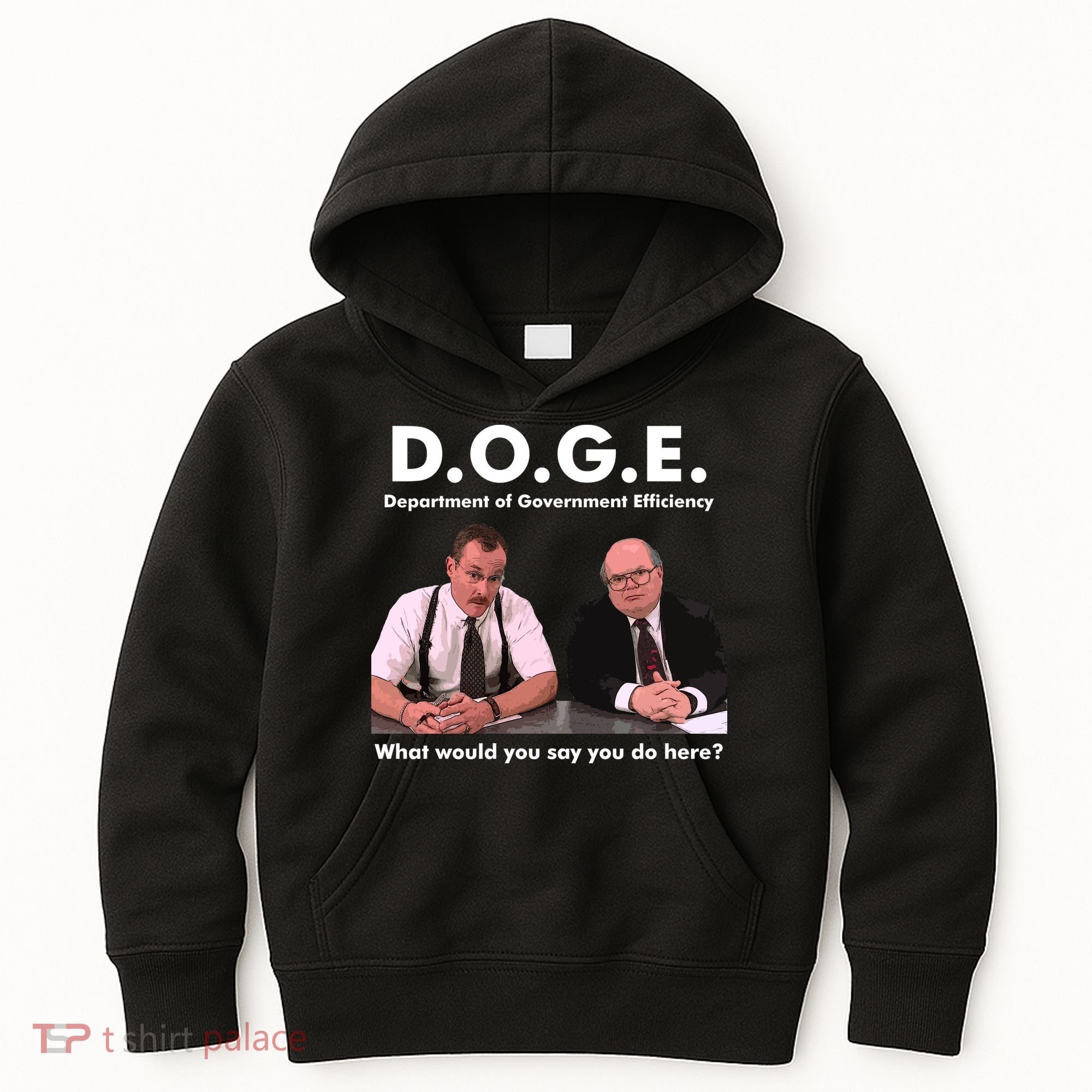 Funny D.O.G.E. What Would You Say You Do Here? Kids Hoodie